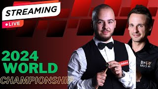 LIVE🎱Luca Brecel vs David Gilbert World Championship Snooker 2024 score today update [upl. by Kitarp]