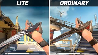 HYPER FRONT VS HYPER FRONT LITE  GRAPHICS COMPARISON  GAMEPLAY [upl. by Bannerman522]