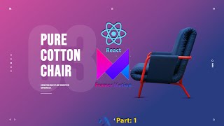 React JS website landing page animation using framer motion  Framer motion with React  Part1 [upl. by Harvey]