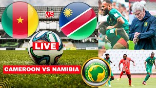 Cameroon vs Namibia 10 Live Africa Afcon Qualifiers Football Match Score Lions Highlights Direct [upl. by Erdnoid]