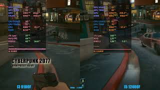 i5 12400f vs i3 9100f gaming test [upl. by Ahseuqal]