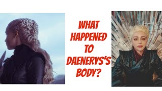 Game of Thrones What Happened to Daenerys’s Body daenerystargaryen gameofthrones asoiaf drogon [upl. by Ithsav]