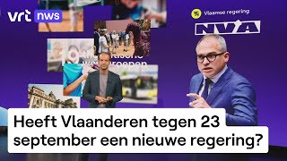 NVA Vooruit en CDampV onderhandelen bijna drie maanden over Vlamse regering [upl. by Sihunn]