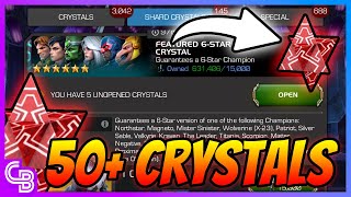 750000 SHARDS OPENING  50 Featured Crystals  Marvel Contest of Champions [upl. by Eivlys]