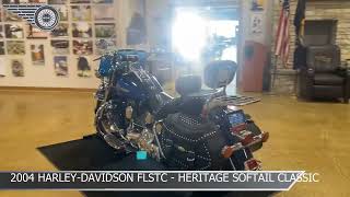 2004 HarleyDavidson Flstc  Heritage Softail Classic U044367WS [upl. by Dimitris343]