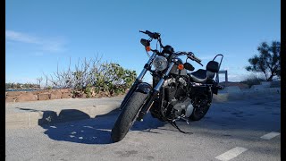 Harley Davidson Forty Eight  Coastal Ride [upl. by Reeves]