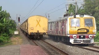 Dangerous Perfect Crossing Trains  Balurghat Express Crossing Katwa Howrah Galloping Local Trains [upl. by Ola]