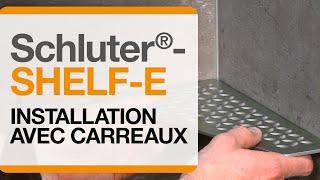 Comment installer l’étagère Schluter®SHELFE en même temps que la pose des carreaux [upl. by Nehr]