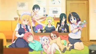 Kobayashisan Chi no Maid Dragon S OPOpening Full『Ai no Supreme』by fhána [upl. by Leugim]