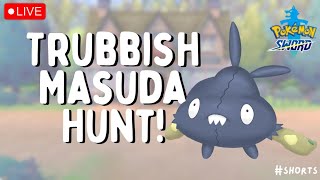 🔴 SHINY HUNTING TRUBBISH masuda method  Live Stream  Pokémon Sword shorts [upl. by Naras]