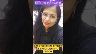 Difference Between BARC Technical Officer amp BARC Scientific Officer byjusgate barc shorts [upl. by Corri617]