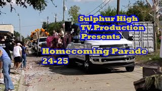 Sulphur High Homecoming Parade 2024 [upl. by Banky855]