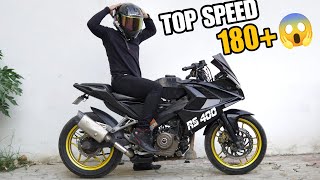 PULSAR RS400 Top Speed Test😱 [upl. by Laughlin527]