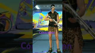 FF best dress combination 😱 no topup 😱😱☠️ freefire freefirefacts ffdresscombination [upl. by Ardet]