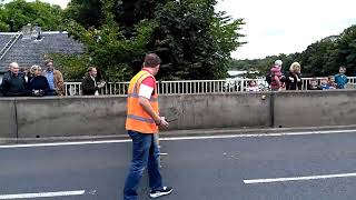 Inchinnan swing bridge opening [upl. by Abbot]