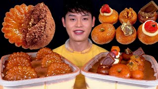 ASMR 달달구리 꿀약과🍯개성주악 올린 티라미수 파티팩 먹방 Sweet Tiramisu With Korea Dessert Honey Yakgwa🍯 MuKBang [upl. by Elbertina]