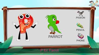 P for Parrot  Phonics Sound of Letter P  Learn the P Sound with Fun Words and Activities for Kids [upl. by Ioves29]