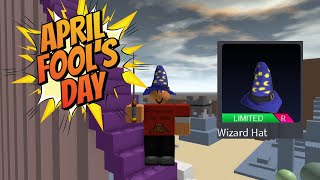 Wizard Hat April Fools Event  RetroStudio  Roblox [upl. by Enelyw]