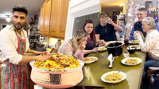 Cooking Dum Biryani for My American Family for the 1st Time 😋 [upl. by Drahser]