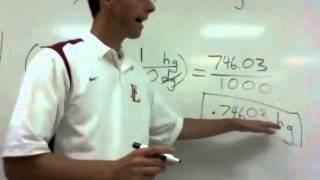 How to do Dimensional Analysis Metric Conversions [upl. by Neenad]