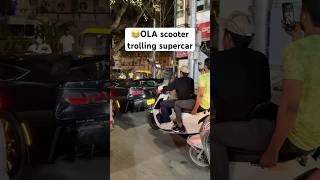 Scooter accident just missed with Supercar supercar bangalore [upl. by Aleek]