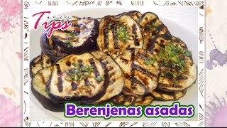 Berenjenas asadas  Deliciosas  Receta facil [upl. by Thorrlow]