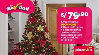 ¡Los adornos navideños que buscas 🌟🎄 a precios BAJOJOJ🎅S en plazaVea y plazaVeacompe 📲 [upl. by Arrol]