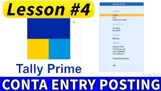 Recording Contra Entry in Tally Prime  Tally Tutorial in Hindi  Latest Tally Version  2022 [upl. by Suzetta110]