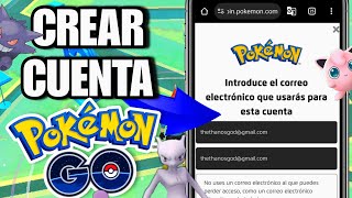 ✅ Cómo CREAR una CUENTA en POKÉMON GO 2024 I Tutorial Paso a Paso [upl. by Dorrahs]