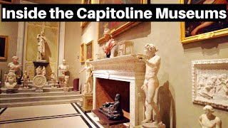 Rome Italy  Inside the Capitoline Museums with Captions [upl. by Eet]