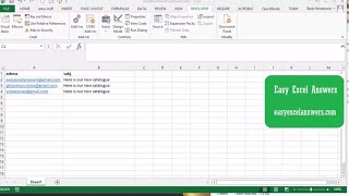 Send one attachment to a list of email address in Excel [upl. by Wilhelm]