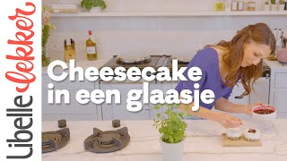 Sandra Bekkari tipt cheesecake in een glaasje [upl. by Gertie]