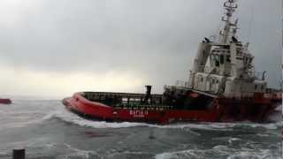 VernicosZouros ASD Tug Boats Demonstration  Thessalonikis Port [upl. by Dori]