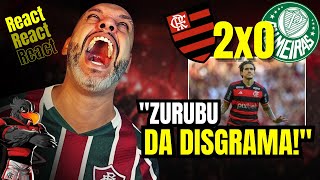 React tricolor  REAÇÃO  Flamengo 2x0 Palmeiras  Porco comeu farelo no Maracanã 🤬 [upl. by Anade486]