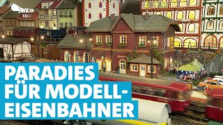 Imposant An dieser ModelleisenbahnAnlage wird seit 20 Jahren gebaut [upl. by Islaen]