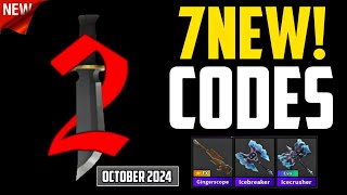 OCTOBER UPDATE MURDER MYSTERY 2 CODES 2024  MM2 ROBLOX CODES 2024  CODE MM2 [upl. by Tsnre]