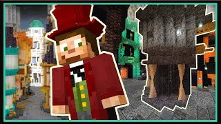 Hermitcraft 8 Episode 19 Building Grians SPOOKY ALLEY [upl. by Eulalee531]