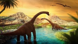 Beautiful Prehistoric Music  Dinosaur World  Ancient Jurassic Jungle 1 hour [upl. by Dimphia]