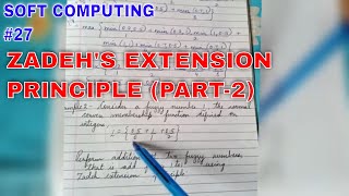 Zadehs Extension Principle PART 2  FUZZY LOGIC  SOFT COMPUTING  TUTORIAL 27 [upl. by Deragon]