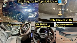 🌟 2024 Tata Tiago Xe to Xz Modification🔥 Tiago OEM Power Windows🔥 Tiago modified🔥 Tata tiago xe [upl. by Divaj]