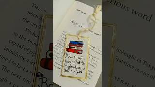 DIY Bookmark 😱 Part 2 diy craft bookmark handmadebookmark shorts imageofimagination [upl. by Aicul]