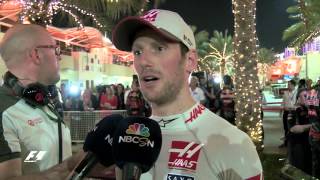 Reaction Romain Grosjean Finishes 5th In Bahrain [upl. by Ahsenot]