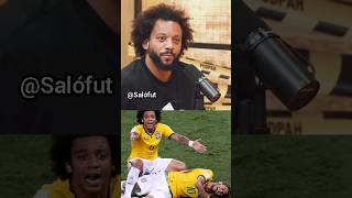 JOELHADA NAS COSTAS DO NEYMAR NA COPA DO MUNDO 2014😱💔 futebol marcelo neymar [upl. by Baggott104]