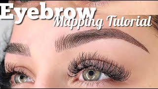 Eyebrow Mapping Tutorial [upl. by Heisel]