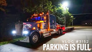 PARKING IS FULL  My Trucking Life 🇨🇦🇺🇸  Vlog 3152 [upl. by Tirrej]