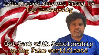 🇺🇸IN Student Faked US top University for ScholarshipHis Life பொய்யும் பொய்யும் நிறைந்ததுUSA Tamil [upl. by Dadinirt]