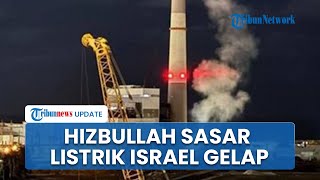 Kota Herzliya Israel Gelap Gulita seusai Dihantam Rudal Hizbullah Targetkan Pembangkit Listrik [upl. by Lalise151]