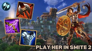 PLAY THIS GOD IN SMITE 2 GRANDMASTERS BELLONA SOLO SMITE [upl. by Irim]