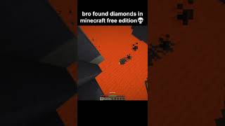 Minecraft Free Edition Moment minecraft shorts minecraftshorts [upl. by Nemad]