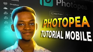 Photopea Editing Tutorial Beginners On Mobile  How To Mockup Design  Jhex Graphics [upl. by Horodko]